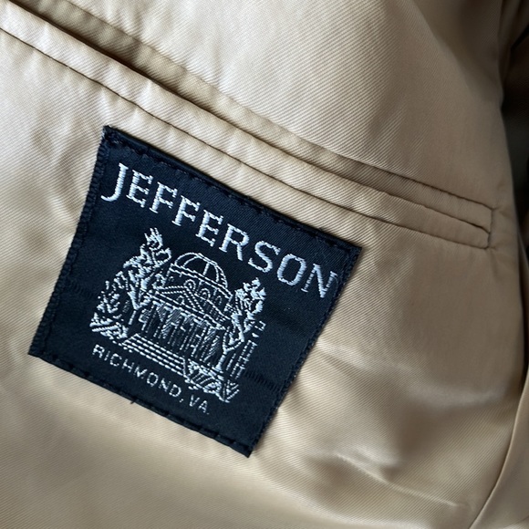 Vintage 80s 90s Feather Suede Neutral Tan Jacket - Picture 7 of 8